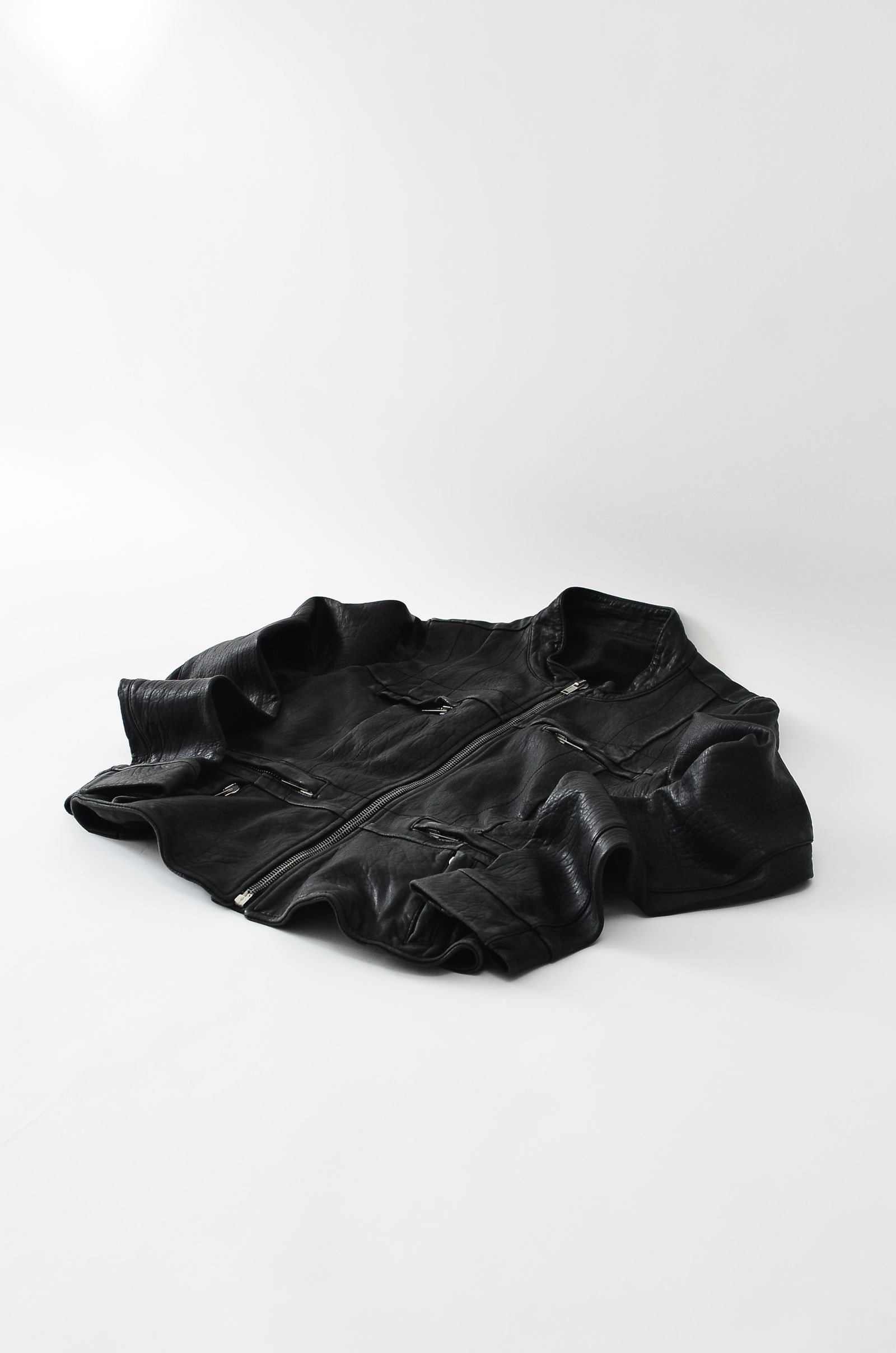 Finished leather jacket, garment-leather category